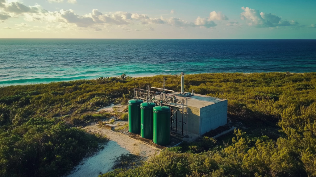 Estimated production of green hydrogen by Pemex